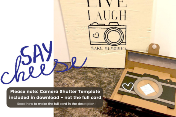 Camera Card Shutter Mechanism Graphics Freebie for Handmade Projects