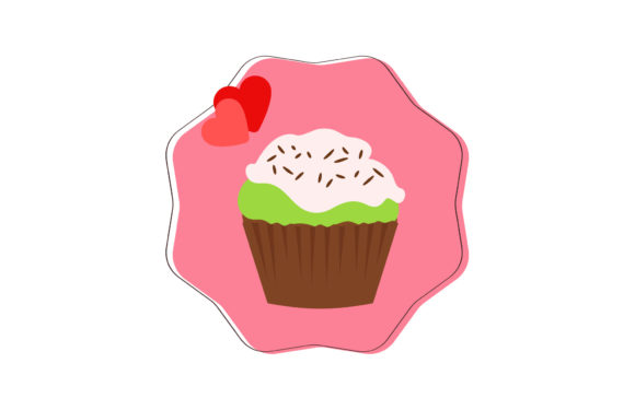 Cupcake Valentine Graphics: A Versatile Freebie for Local Business Branding
