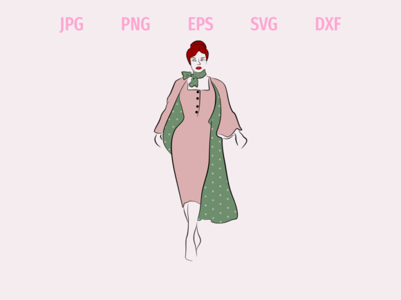 Dark Academia Dress Woman Art: A Versatile Graphic Design Asset for Content Creators