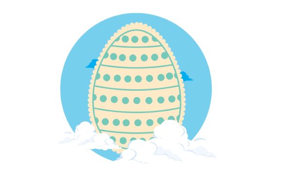 Easter Egg Decoration Style Jagged Edge: A Graphics Freebie for Creative Spring Campaigns
