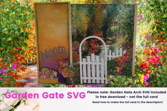 Garden Gate Arch SVG: A Delicate Touch for Embroidery Projects