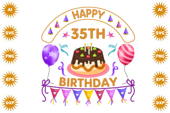 Happy 35th Birthday Embroidery Design Review