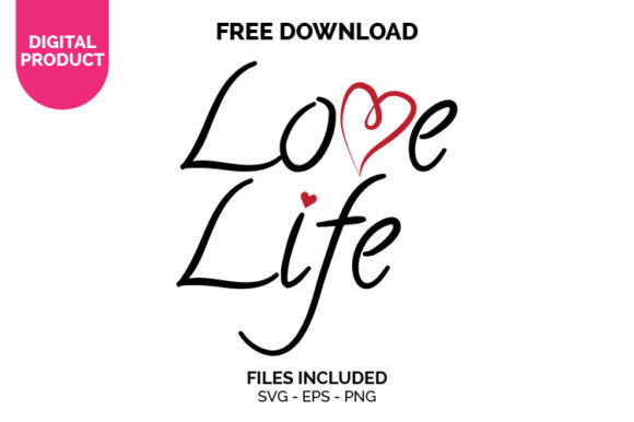 Love Life Clipart Design: A Graphics Asset for Crafting Success