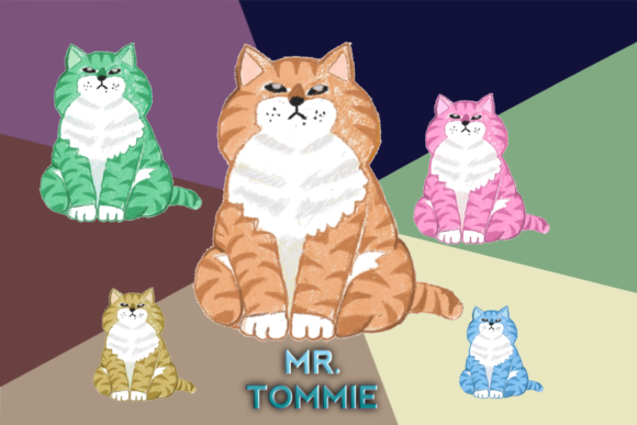 Mr. Tommie: A Unique Graphic Design Asset for Crafts and Creators
