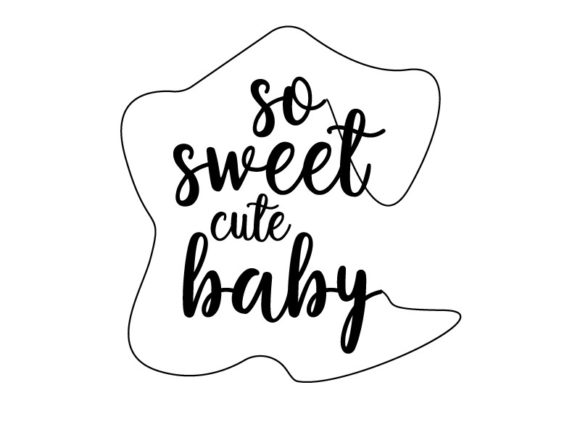 So Sweet Cute Baby Graphics – A Freebie Worth Considering for Real Design Projects