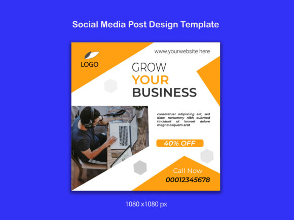 Social Media Post Design Template: A Versatile Graphics Freebie for Creative Projects