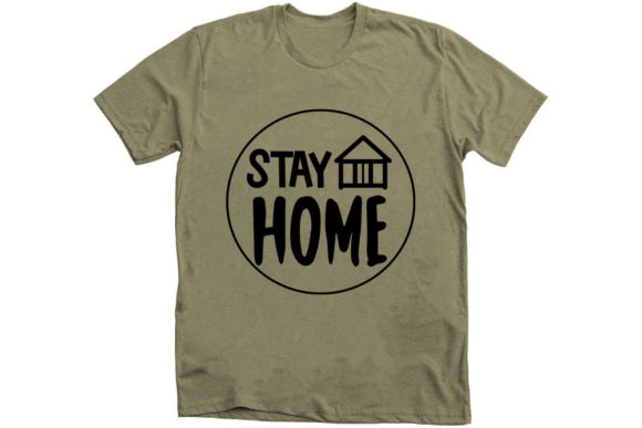 Stay Home SVG Design: A Versatile Graphic Freebie for Local Business Branding