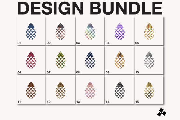 Sublimation Drop Earring SVG Background for Modern Branding Projects