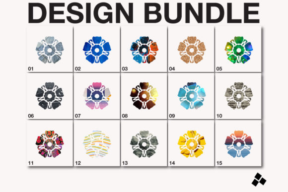 Sublimation Flower Design: A Versatile Graphics Asset for Editorial and Web Use