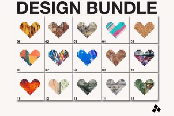 Sublimation Heart SVG Design Background: A Modern Graphic for Editorial Elegance
