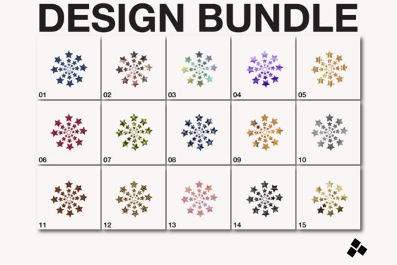 Sublimation Stars SVG Background Bundle: A Design Asset for Modern Branding