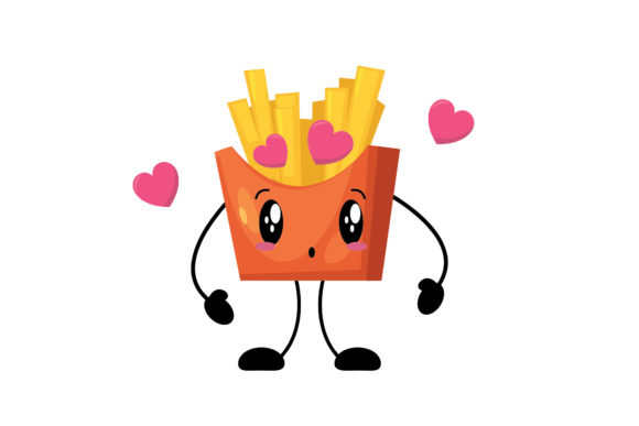 Valentine Food Kawaii Design – A Playful Graphics Freebie for Creative Sellers