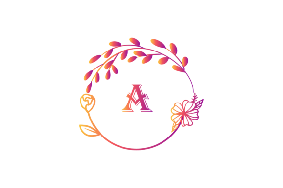 Wedding Monogram Graphic Design Asset for Modern Branding Projects